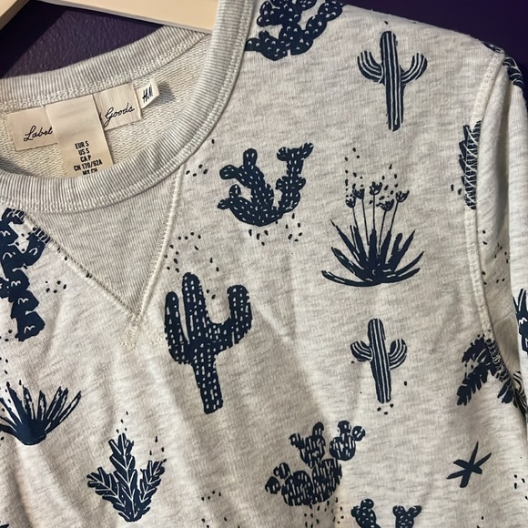 H&M Cute Cactus Succulent Sweatshirt! - Picture 3 of 5